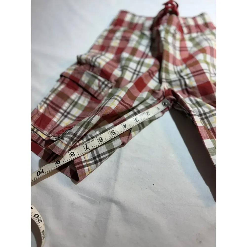 Gymboree Boys' Plaid Cargo Shorts Sz 8